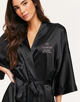 NYFW Satin Robe