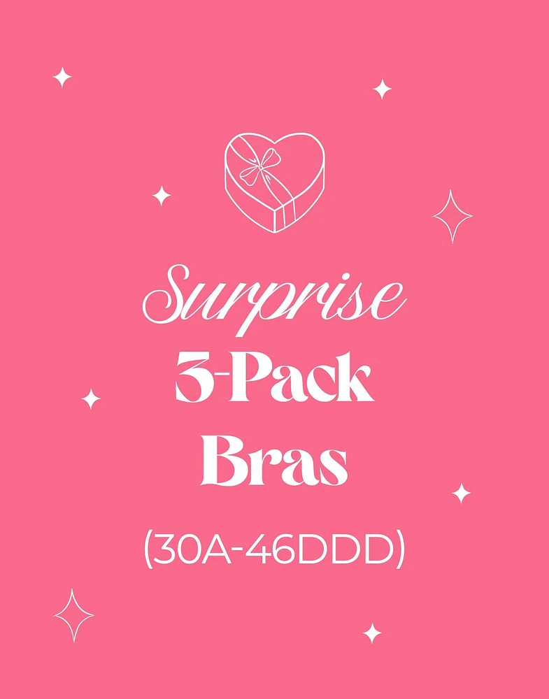 3-Pack Surprise Bra Mix