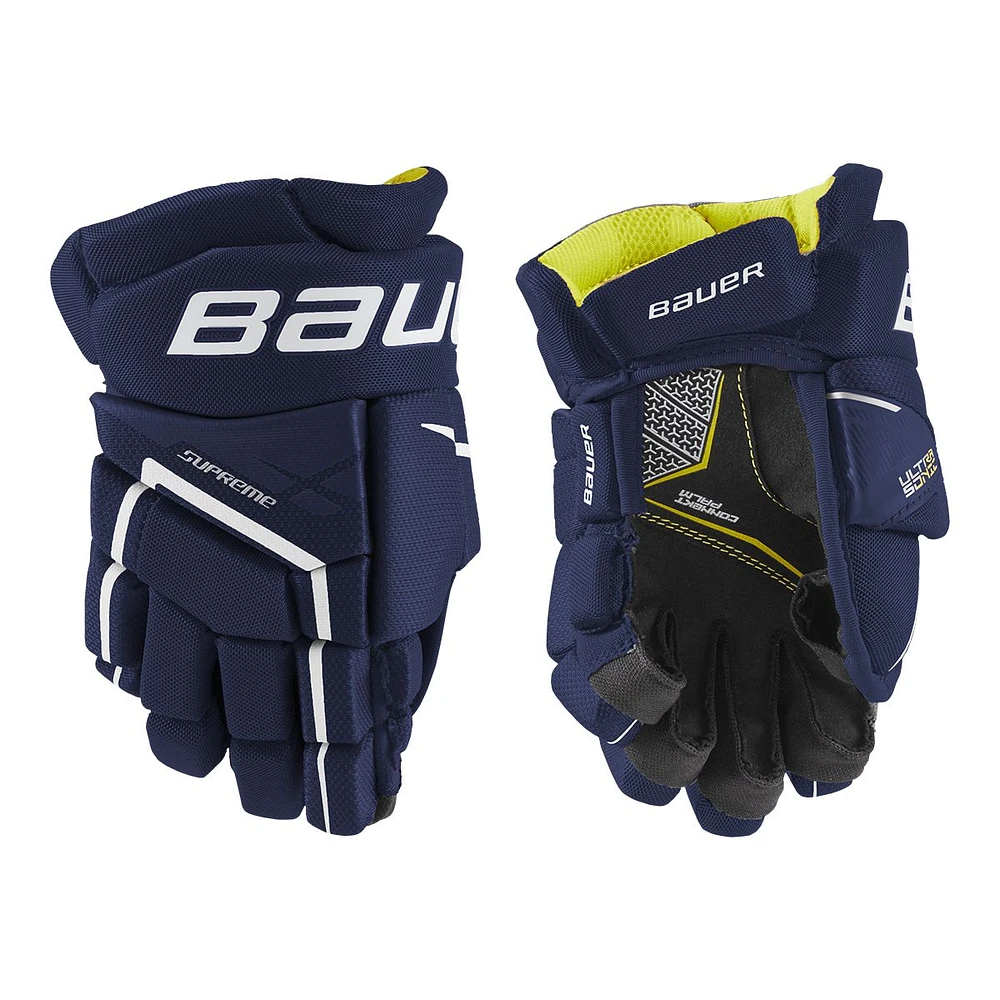 Bauer Supreme Ultrasonic Youth Hockey Gloves