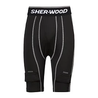 Sherwood Compression Jock Junior Hockey Shorts