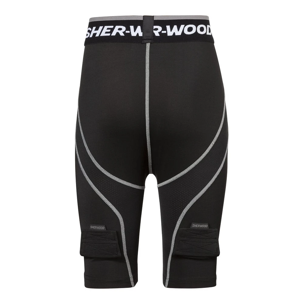 Sherwood Compression Jock Junior Hockey Shorts