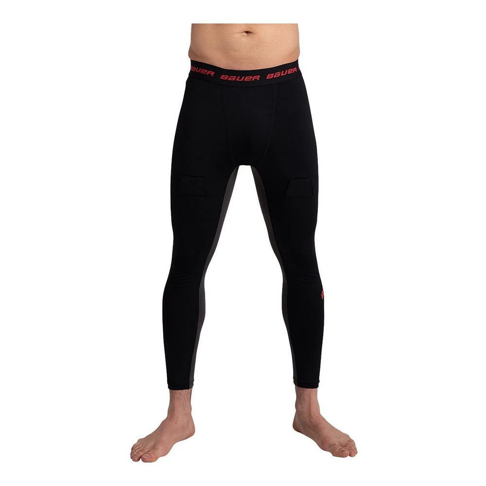 Bauer Essential Compression Jock Senior Hockey Pants