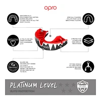 OPRO Self-Fit UFC Platinum Fangz Mouthguard