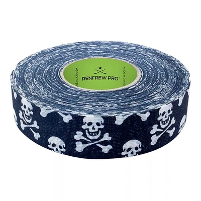 Renfrew Cloth Hockey Tape Skull and Crossbones - 24 mm x 25 m