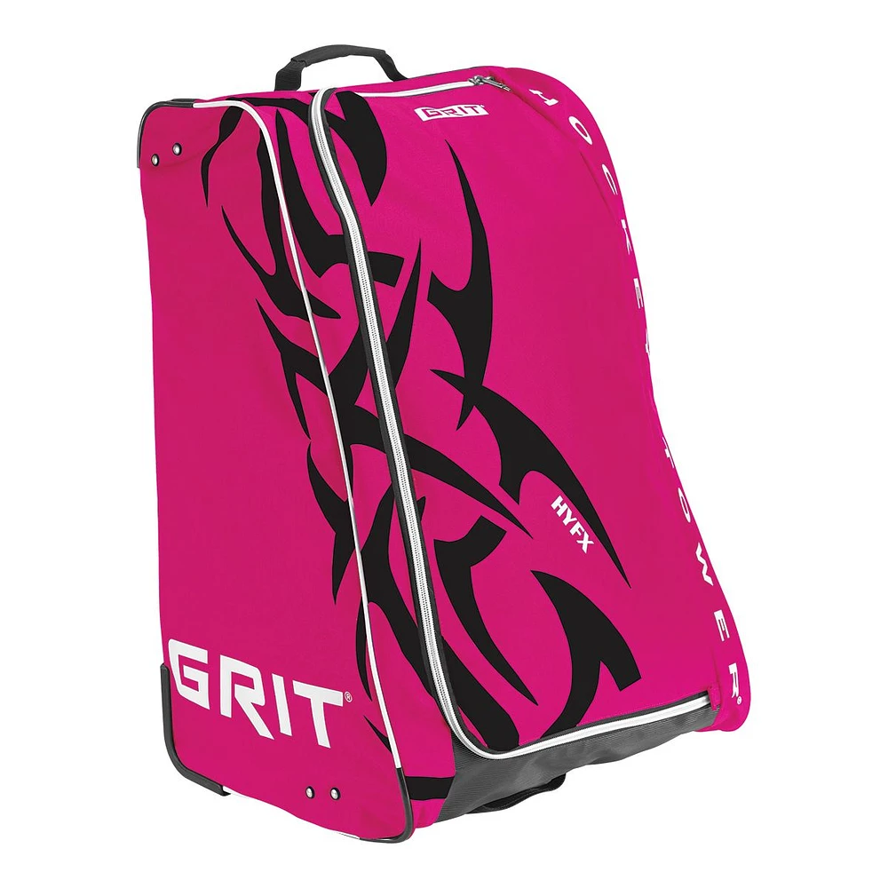 GRIT Junior HYFX Tower Wheels/Carry Hockey Bag, 30"