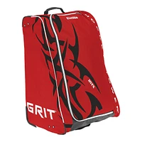 GRIT Junior HYFX Tower Wheels/Carry Hockey Bag, 30"