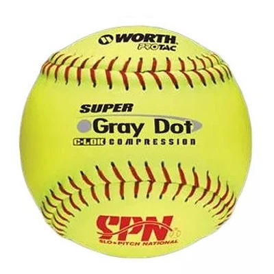 Worth SPN Super Gold Dot 12 Inch Softball