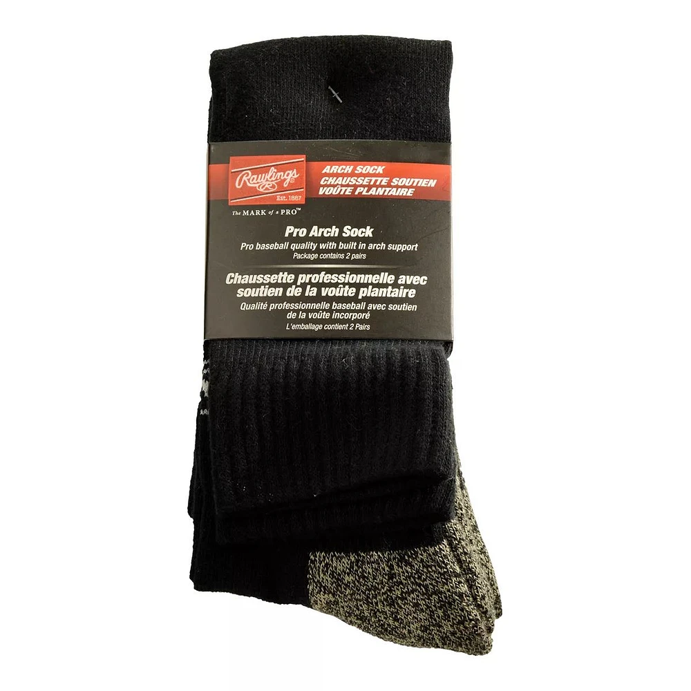 Rawlings Pro Arch 2-Pack Baseball Socks