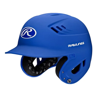 Rawlings Junior Velo Gloss Matte Royal Batting Helmet