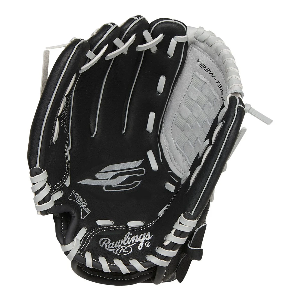 Rawlings Kids Sure Catch 10.5" Baseball/Softball Glove, Right-hand Catch