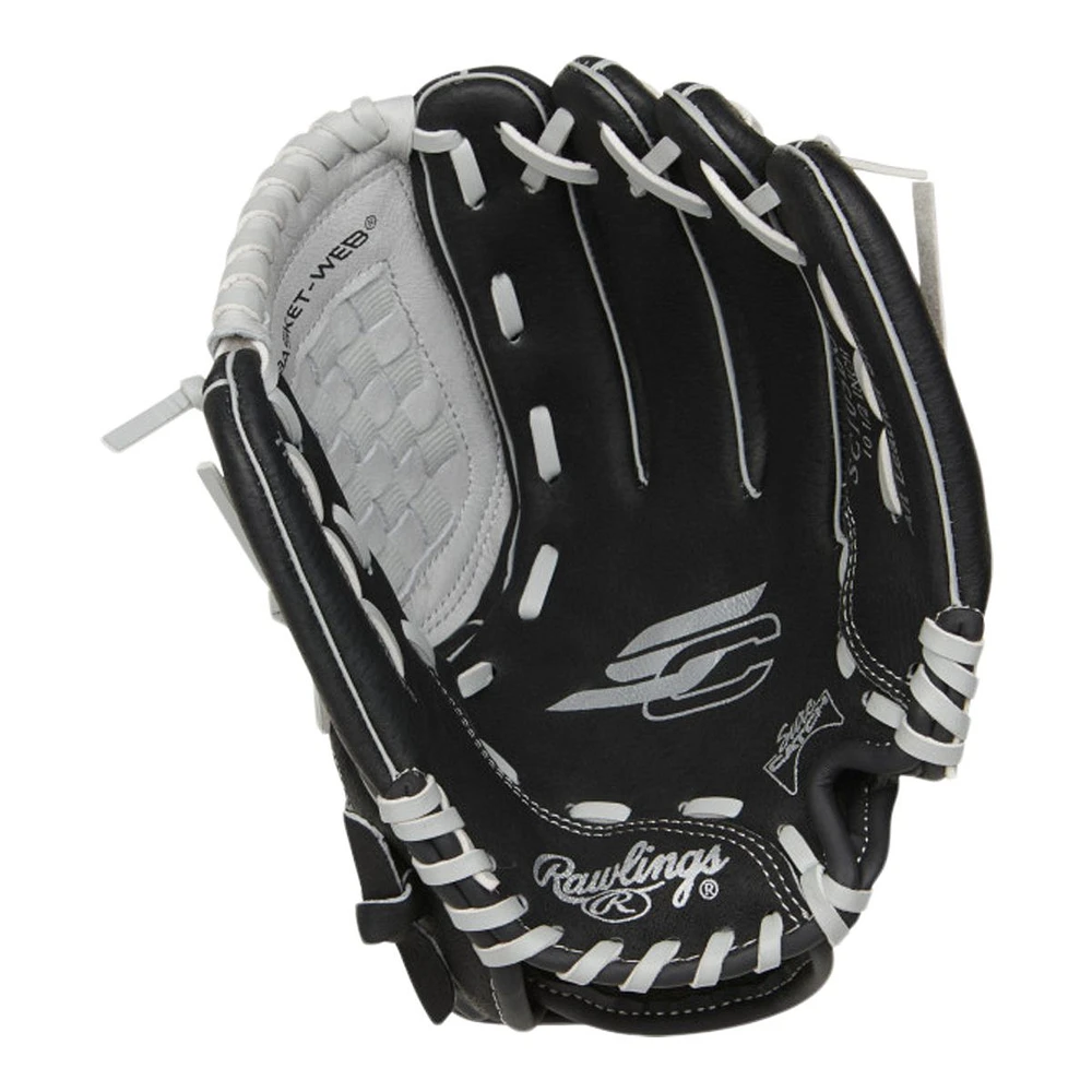 Rawlings Kids Sure Catch 10.5" Baseball/Softball Glove, Right-hand Catch