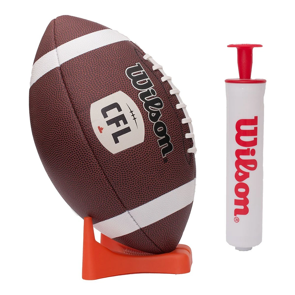 Wilson CFL Replica Football With Pump And Tee