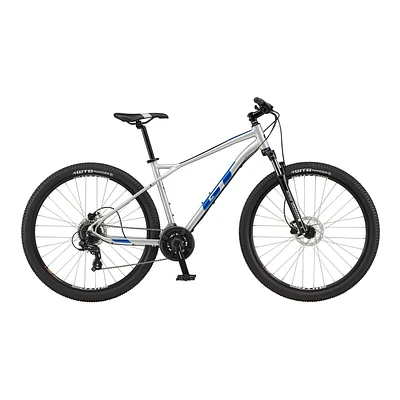 GT Aggressor Expert 27.5" Mountain Bike, 28 Speed, Aluminum Frame, Hydraulic Disc Brakes, Hardtail