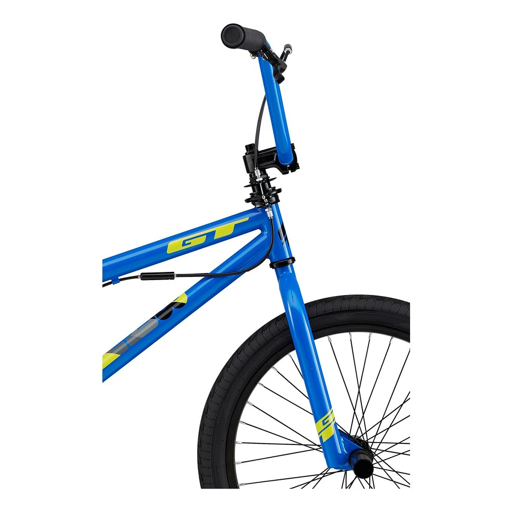 GT Kids' Bank 19" BMX Bike, Steel Frame, U-Brake