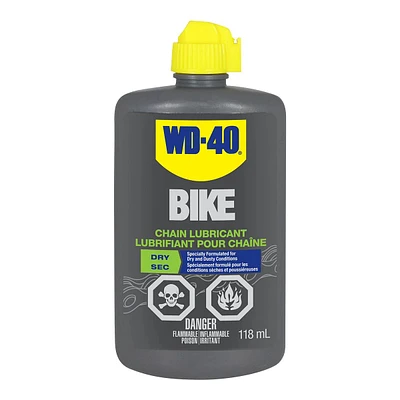 WD-40 Bike Chain Dry Lubricant, 118ml