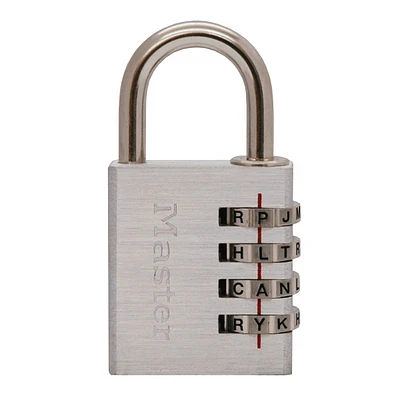 Master Lock Resettable Word Padlock, Locker, Combination