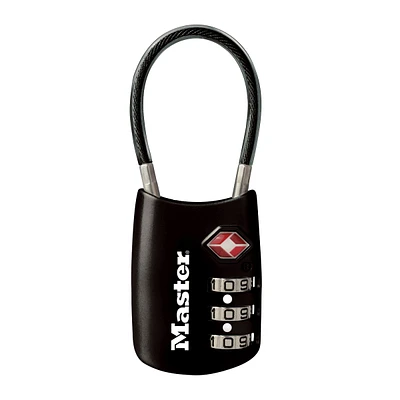 Master Lock TSA Padlock, Luggage, Combination