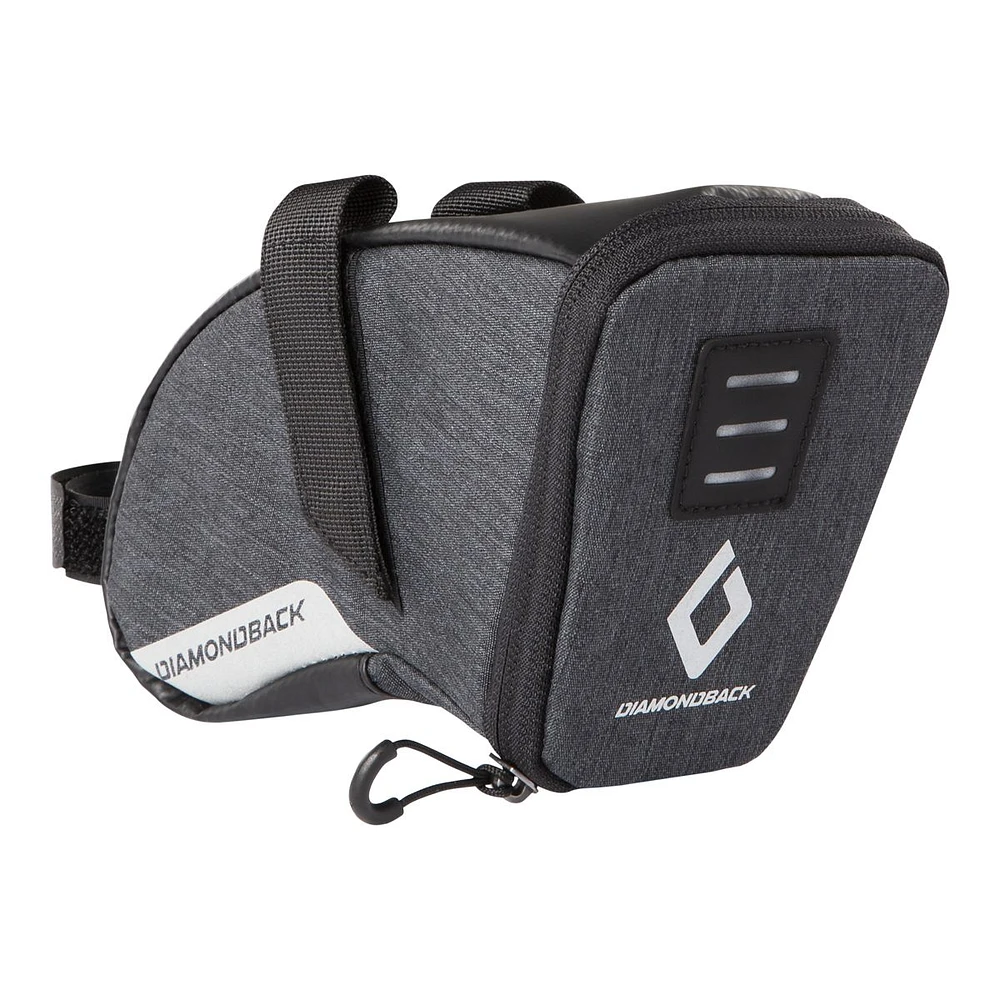 Diamondback Elite Saddle Bike Bag Velcro Strap, Hi-Visibility Fabric