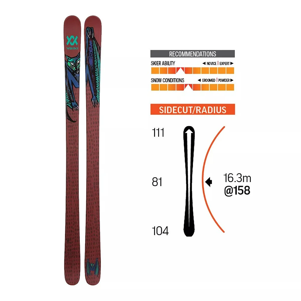 Volkl Bash 81 Men's All Mountain Skis 2020/21