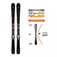 Rossignol Nova 4 CA XPress Women's Skis 2020/21 & Look XPress W 10 GW B83 Bindings