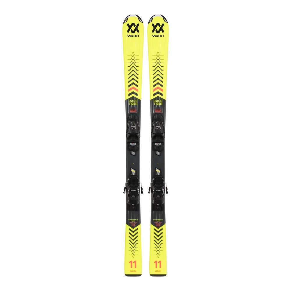 Volkl Racetiger Junior Skis 2020/21 & Marker 4.5 Vmotion Junior Bindings