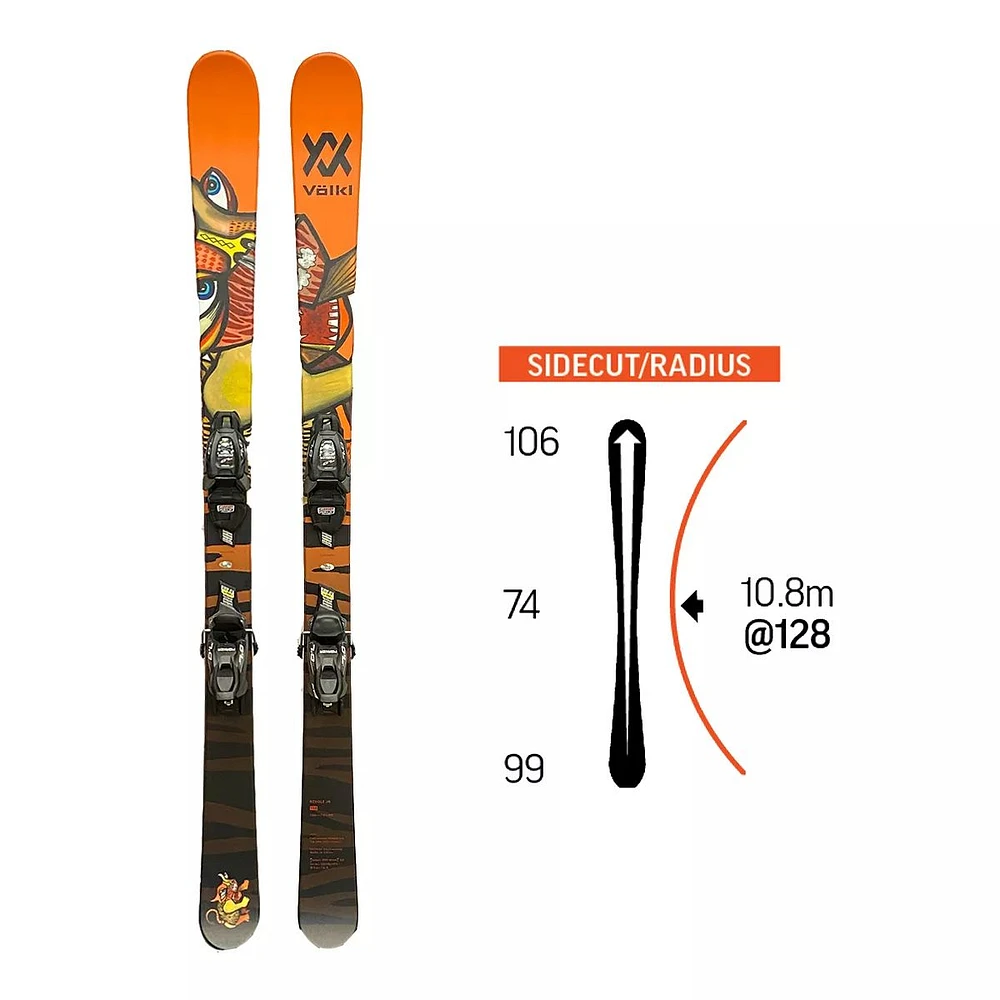 Volkl Revolt Vmotion Junior Skis 2020/21 & Marker 7.0 Vmotion R Junior Bindings