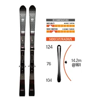 Volkl Flair Elite Women's Skis 2021/22 & vMotion 10.0 GW Bindings