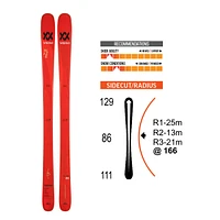 Volkl Blaze 86 Men's Skis 2021/22