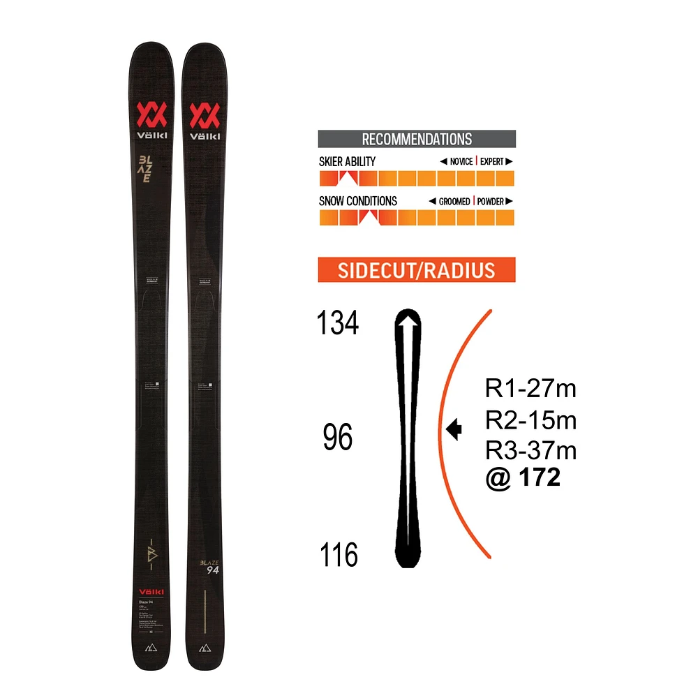 Volkl Blaze Men's Skis 2021/22