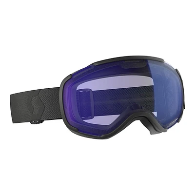 SCOTT Faze II Ski & Snowboard Goggles 2018/19 - Black with Blue Chrome Lens