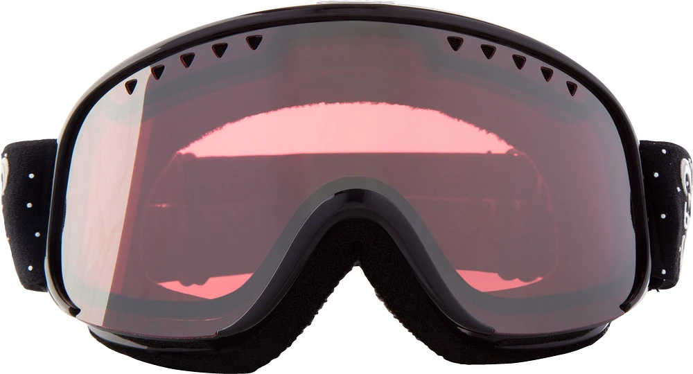 Bolle Scarlett Women's Ski & Snowboard Goggles 2019/20 - Black Night with Vermillon Gun Lens