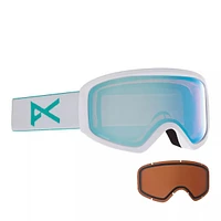 Anon Insight Women's Ski & Snowboard Goggles 2020/21 with Perceive Variable Blue Lens + Bonus Lens