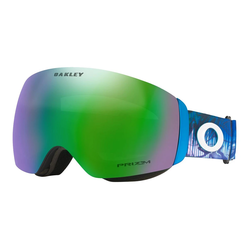 Oakley Flight Deck™ M Women's Ski & Snowboard Goggles 2021/22 - Abstract Blue with Prizm Jade Iridium Lens