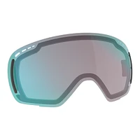 SCOTT LCG Compact Ski & Snowboard Goggles 2021/22 Team Red with Enhancer Aqua Chrome Lens + Bonus Lens