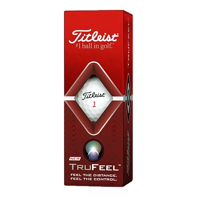 Titleist Trufeel - White Golf Balls, 12 Pack