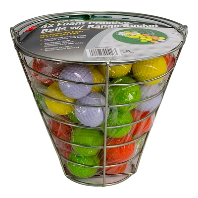 Jef Range Bucket with 42 Foam Balls