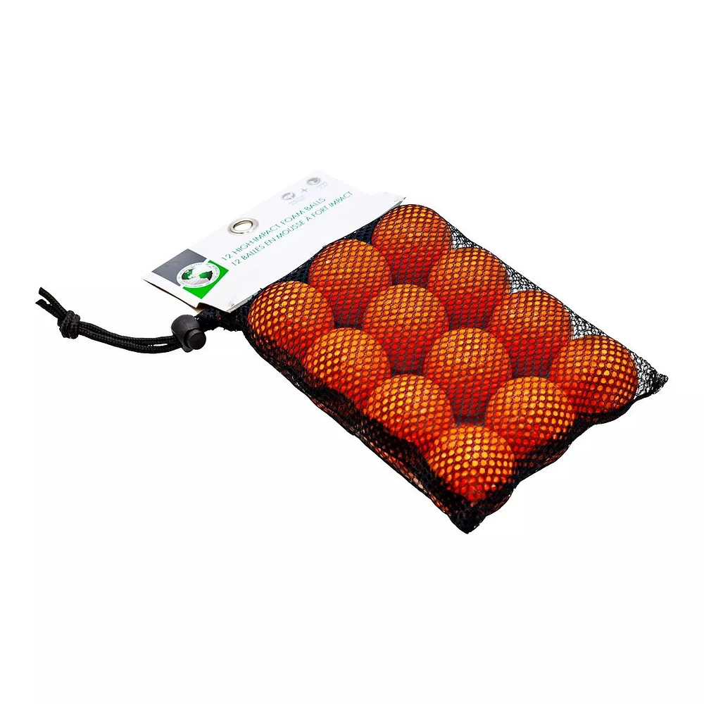 Jef Hi-Impact Foam Practice Golf Balls - 12 Pack