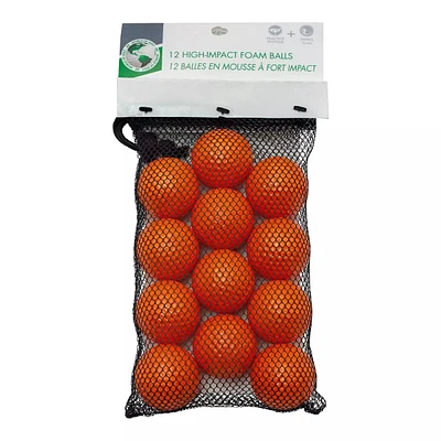 Jef Hi-Impact Foam Practice Golf Balls - 12 Pack