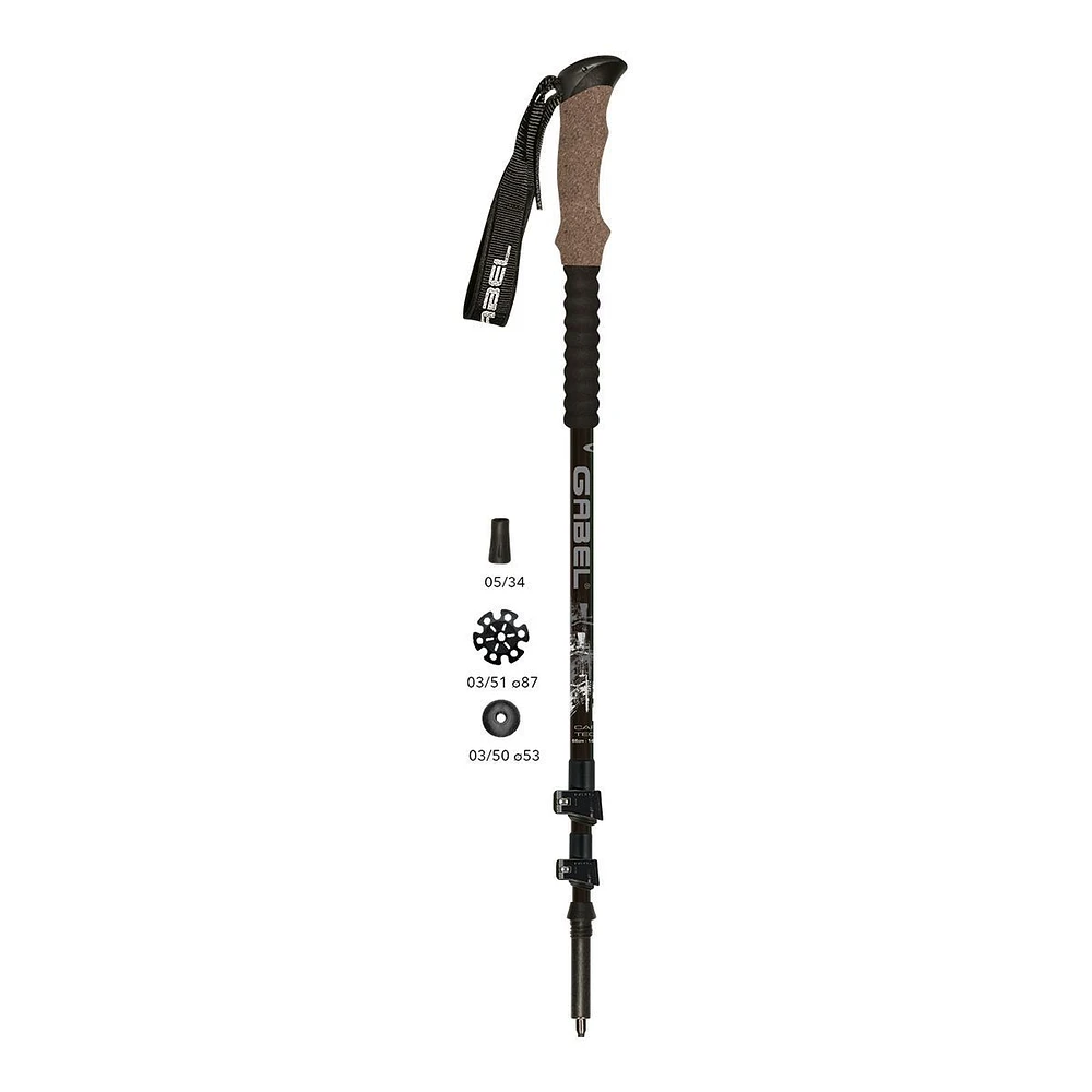 Gabel Vertigo Lite Cork Tour FL Trekking Poles