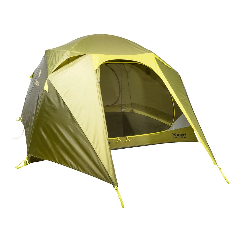 Marmot Limestone 4 Person Tent - Green Shadow / Moss