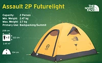 The North Face Assault Lightweight Easy-Pitch FUTURELIGHT™ Person Tent