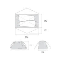 Mountain Hardwear Meridian Easy-Pitch Comfortable Person Tent