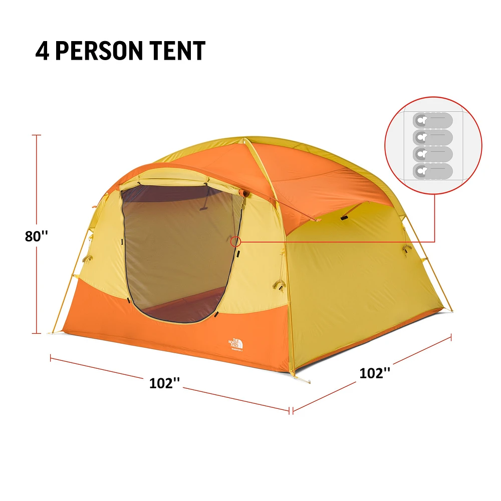 The North Face Wasatch 4 Person Tent