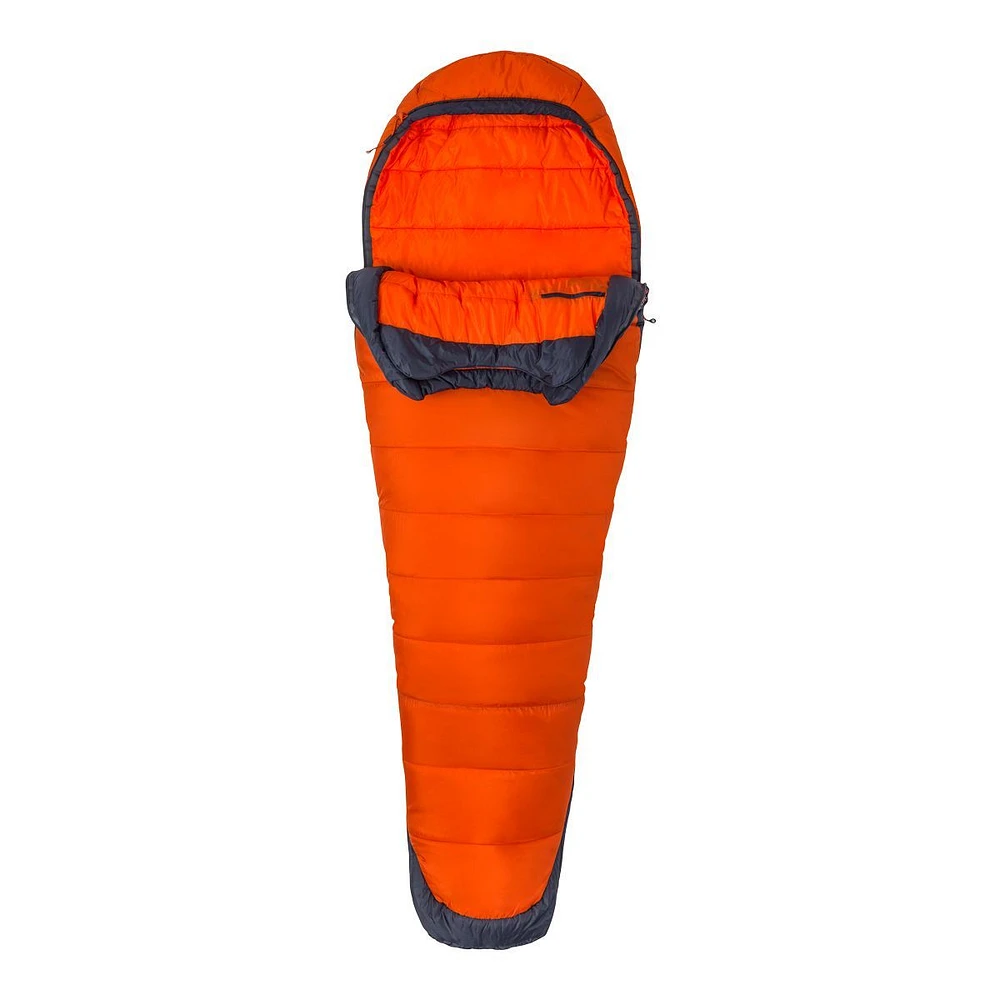 Marmot Trestles Eco Elite 0°F/-18°C Regular Sleeping Bag - Orange Haze/Dark Steel