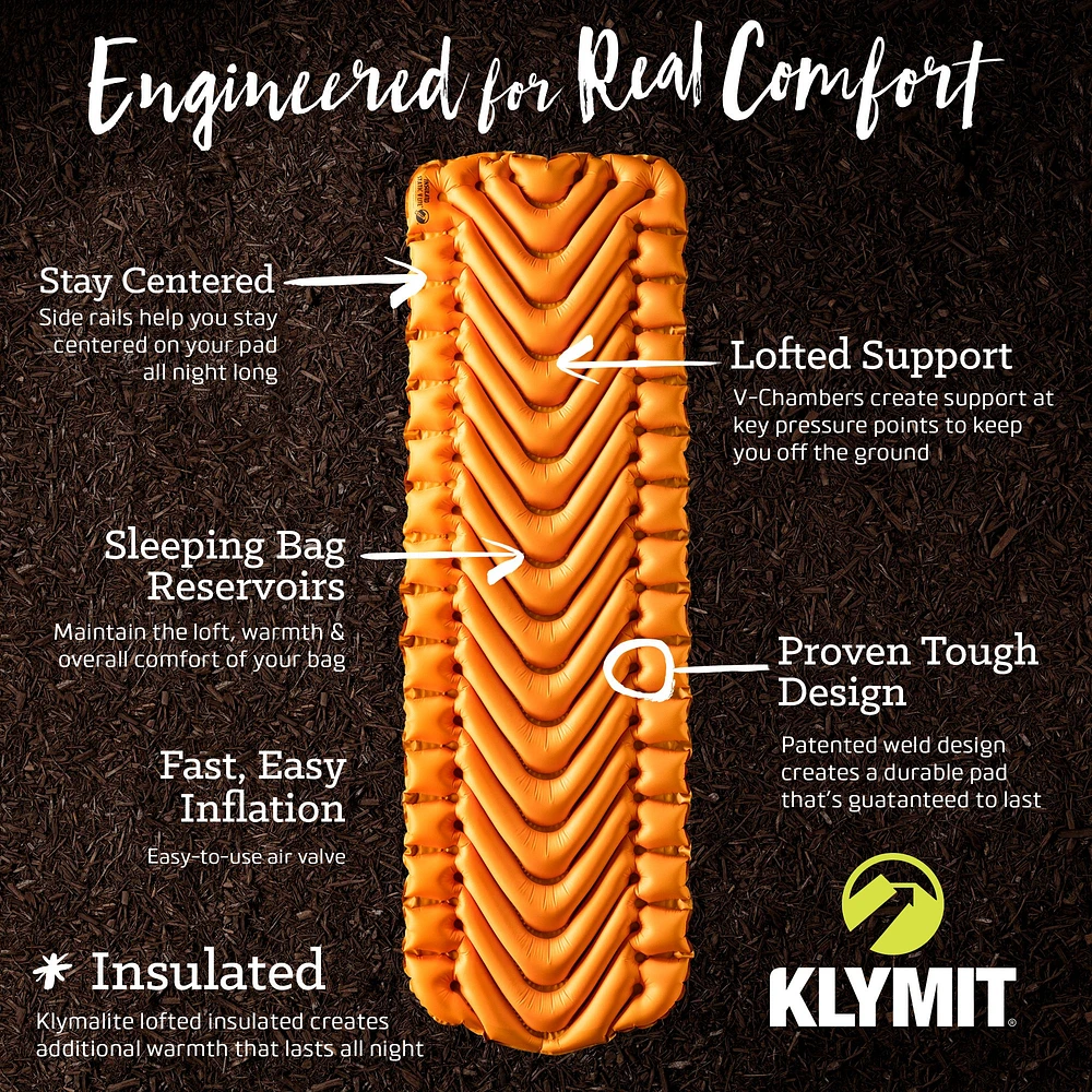 Klymit Static V Lite Insulated Sleeping Pad