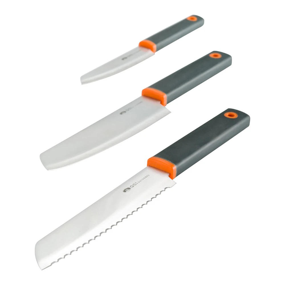 GSI Santoku Knife Set - Gray