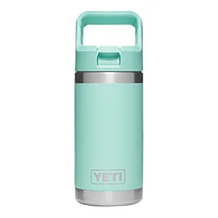 YETI Kids Rambler Jr. 12 oz Water Bottle, Straw Lid, Insulated Stainless Steel