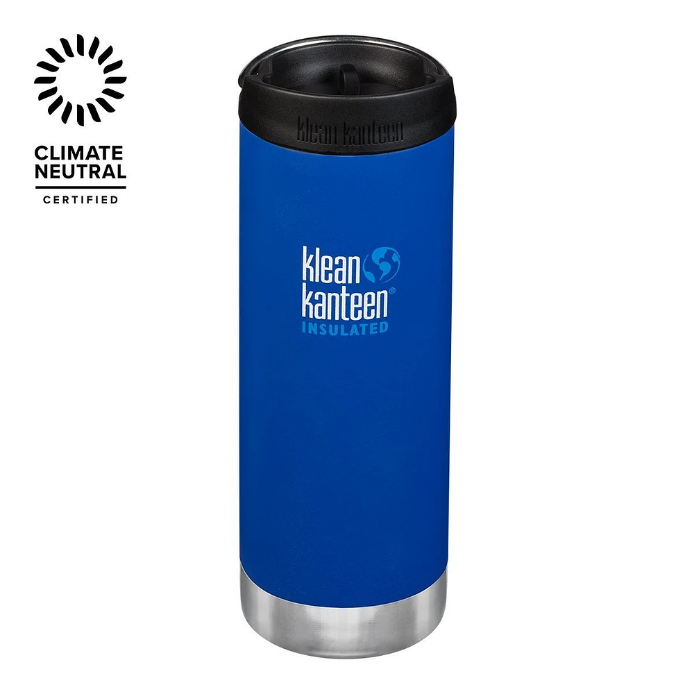 Klean Kanteen TK Wide 16 oz Water Bottle, Sip Lid, Insulated Stainless Steel, Chip Resistant