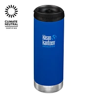 Klean Kanteen TK Wide 16 oz Water Bottle, Sip Lid, Insulated Stainless Steel, Chip Resistant