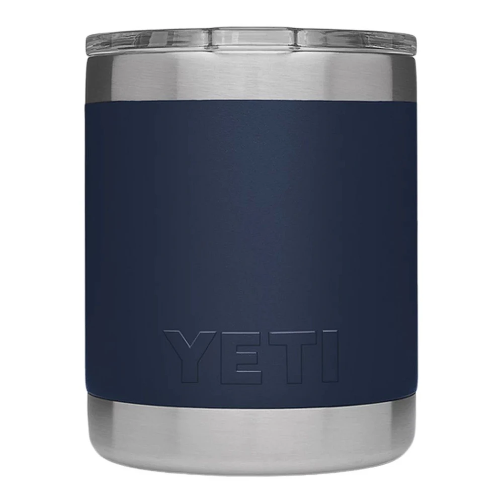 YETI Rambler Lowball 10 oz Tumbler, Sliding Lid, Insulated Stainless Steel